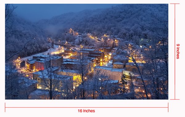 Downtown Welch - 9x16 Canvas Print - Image 2